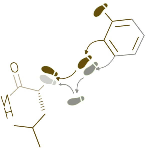 dance diagram that contains chemical notations